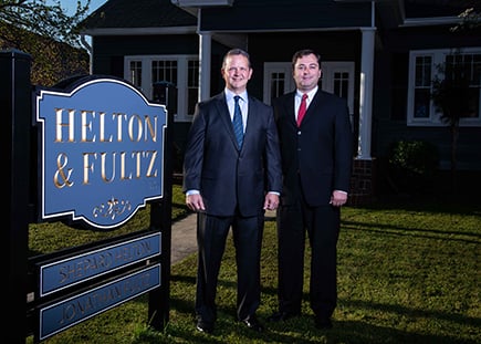 Photo of attorneys Shep Helton and Jonathan Fultz